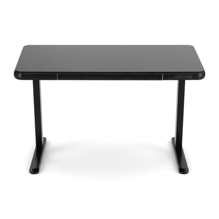 Artiss Electric Standing Desk Motorised Glass Top Black 120CM.