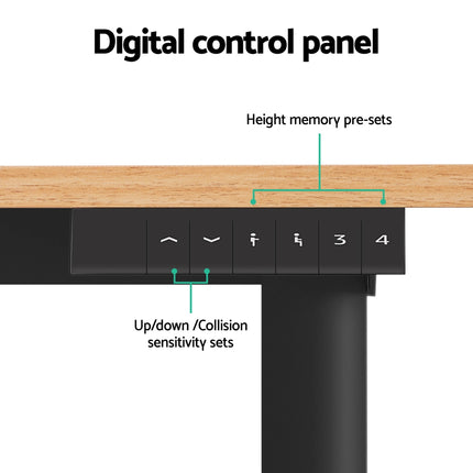 120CM Artiss Electric Standing Desk Sit Stand Desks Home Office Computer Desk.