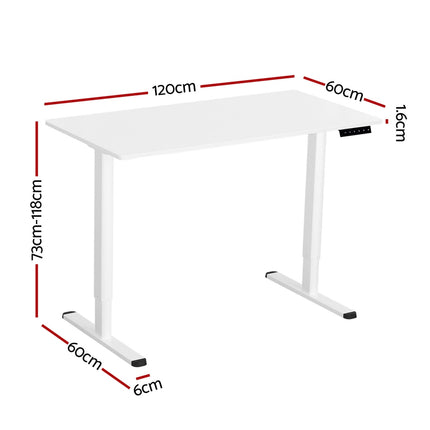 Artiss Electric Standing Desk Sit Stand Desks 120CM.