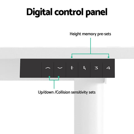 Artiss Electric Standing Desk Sit Stand Desks 120CM.