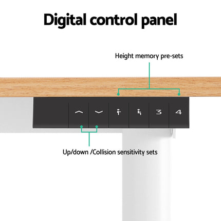 120CM Artiss Electric Standing Desk Sit Stand Desks Home Office Computer Desk.