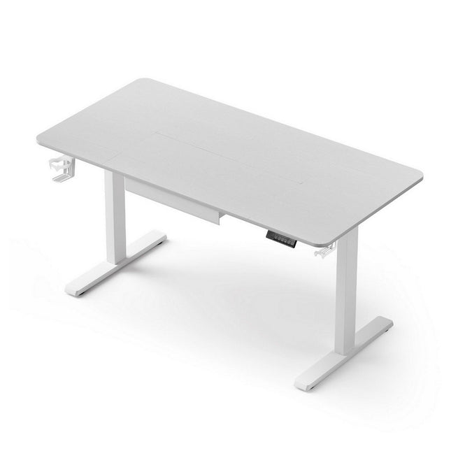 Artiss Electric Standing Desk 140cm Adjustable Height Motorised Home Office Desk Drawer.