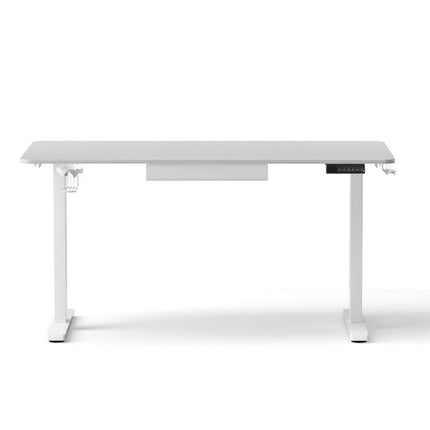 Artiss Electric Standing Desk 140cm Adjustable Height Motorised Home Office Desk Drawer.