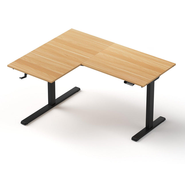 Artiss L-Shape Electric Standing Desk Sit Stand Up Height Adjustable Motorised.