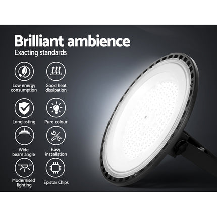 Leier High Bay Light LED 100W Industrial Lamp Workshop Warehouse Factory Lights.