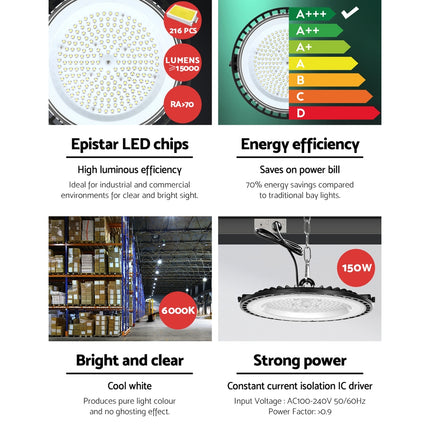Leier High Bay Light LED 150W Industrial Lamp Workshop Warehouse Factory Lights.
