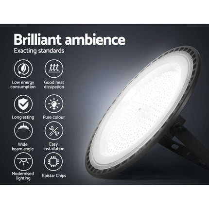 Leier High Bay Light LED 200W Industrial Lamp Workshop Warehouse Factory Lights.