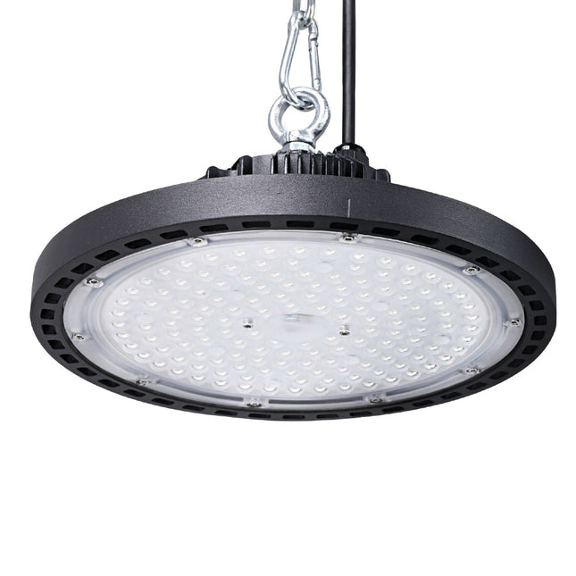 Leier LED High Bay Lights 100W UFO Industrial Workshop Warehouse Factory Lamp.