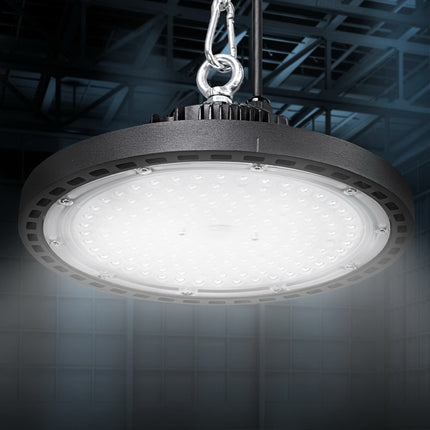 Leier LED High Bay Lights 100W UFO Industrial Workshop Warehouse Factory Lamp.