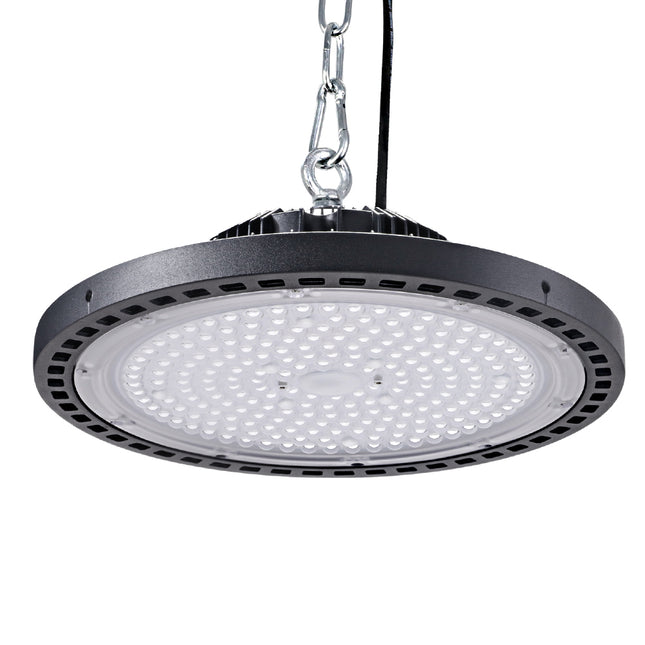 Leier LED High Bay Lights 150W UFO Industrial Workshop Warehouse Factory Lamp.