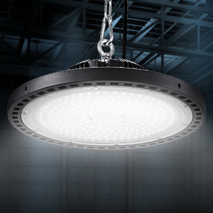 Leier LED High Bay Lights 150W UFO Industrial Workshop Warehouse Factory Lamp.