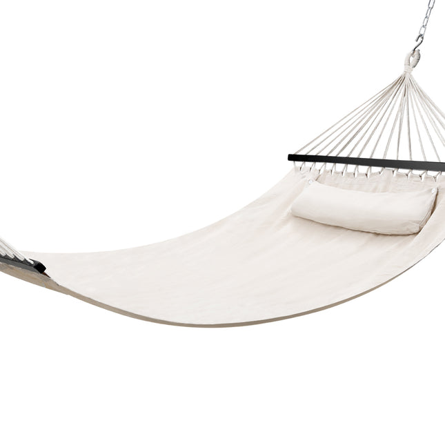 Gardeon Hammock Bed Outdoor Camping Portable Hanging Chair 2 Person Piillow.