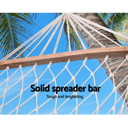Gardeon Hammock Bed Outdoor Chair Camping Hammocks Hanging Mesh.