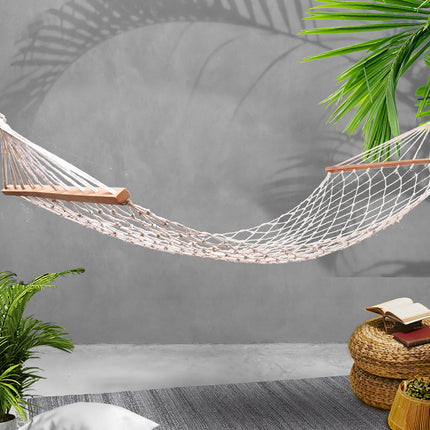 Gardeon Hammock Bed Outdoor Chair Camping Hammocks Hanging Mesh.