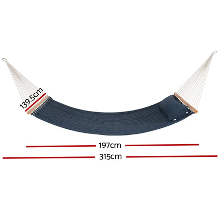 Instahut Side Awning Sun Shade Outdoor Retractable Privacy Screen 2X3M Black X2.