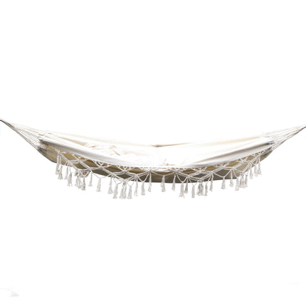 Gardeon Hammock Bed Rope Tassel Outdoor Hammocks Chair Camping.