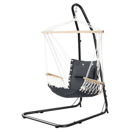 Gardeon Hammock Chair with Heavy Duty Steel Stand.
