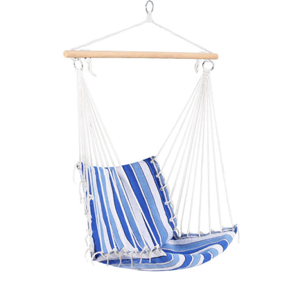 Gardeon Hammock Chair Swing Camping Mesh Cream.