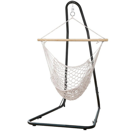 Gardeon Hammock Hanging Chair with Heavy Duty Steel Stand.