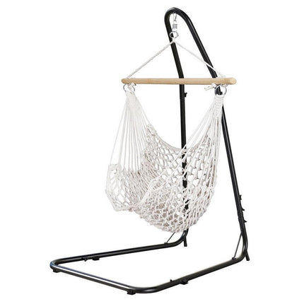 Gardeon Hammock Hanging Chair with Heavy Duty Steel Stand.