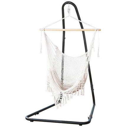 Gardeon Hammock Hanging Chair with Heavy Duty Steel Stand.