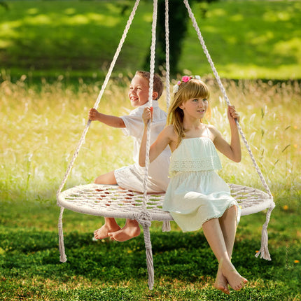 Gardeon Hammock Chair Outdoor Tree Swing Nest Web Hanging Seat 100cm.