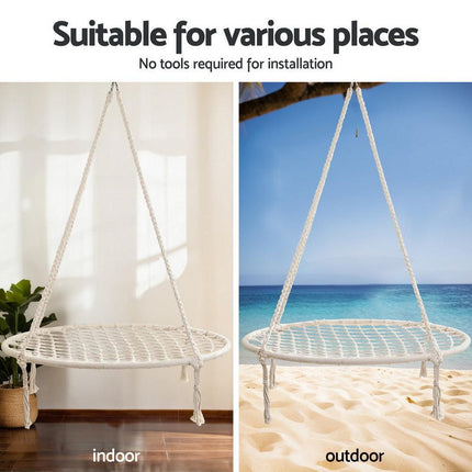 Gardeon Hammock Hanging Chair with Steel Stand.