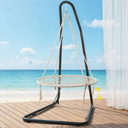 Gardeon Hammock Hanging Chair with Steel Stand.