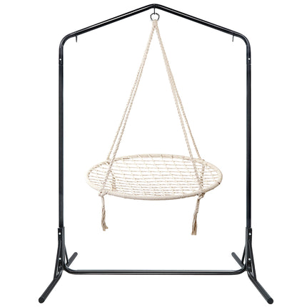 Gardeon Hammock Chair with Stand Nest Web Outdoor Swing 100cm.