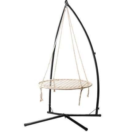 Gardeon Hammock Chair with Stand Nest Web Outdoor Swing 100cm.