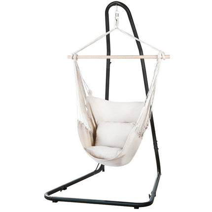 Gardeon Hammock Chair with Heavy Duty Steel Stand.