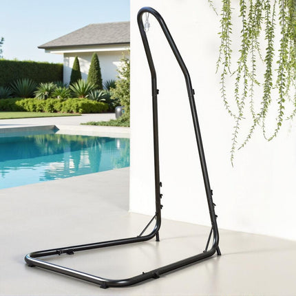 Gardeon Hammock Chair Stand Heavy Duty Steel Frame Black.