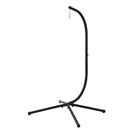 Gardeon Hammock Stand 150kg Capacity Metal Frame for Hanging Chairs Black