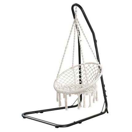 Gardeon Hammock Hanging Chair with Steel Stand.