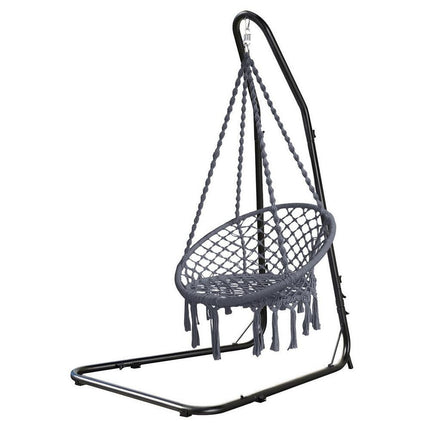 Gardeon Hammock Hanging Chair with Steel Stand.
