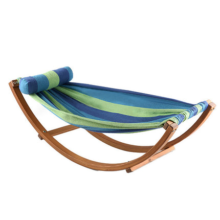 Gardeon Hammock Bed Outdoor Camping Kids Timber Hammock Rocking.
