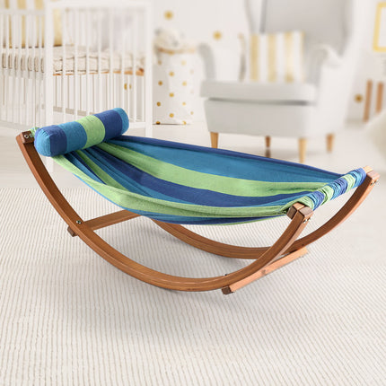 Gardeon Hammock Bed Outdoor Camping Kids Timber Hammock Rocking.