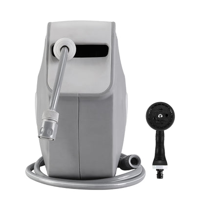 Water Hose Reel 10M Retractable Auto Rewind Garden Spray Gun.