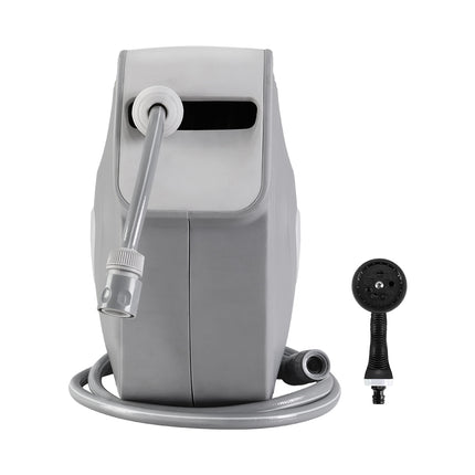 Water Hose Reel 20M Retractable Auto Rewind Spray Gun Garden.