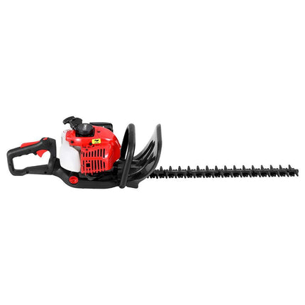 Giantz 25.4CC Petrol Hedge Trimmer 24" Dual Blade Tree Grass Garden Tool.