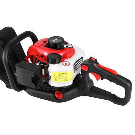 Giantz 25.4CC Petrol Hedge Trimmer 24" Dual Blade Tree Grass Garden Tool.