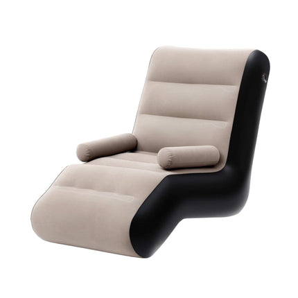 Gardeon Inflatable Chair Sun Lounger Blow Up Folding Air Chairs Sofa for Camping with Pump.