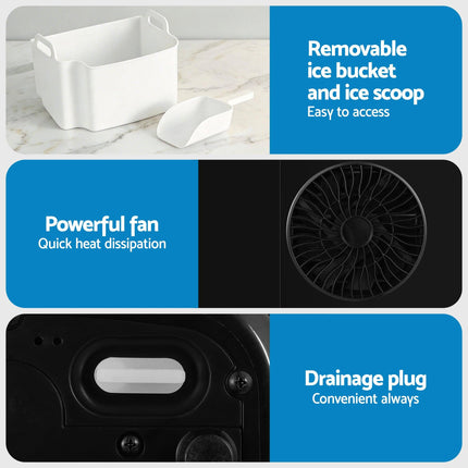 Devanti 15kg Nugget Ice Maker Machine.