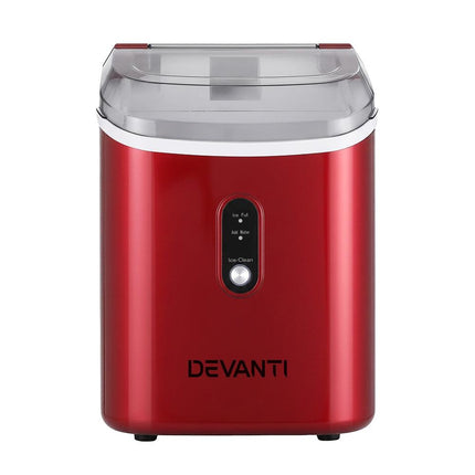 Devanti Ice Maker Machine 15kg Nugget Chewable Ice Cube.