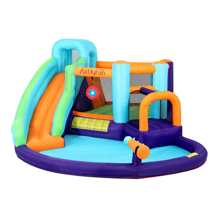 AirMyFun Inflatable Water Slide Kids Jumping Castle Trampoline Outdoor.