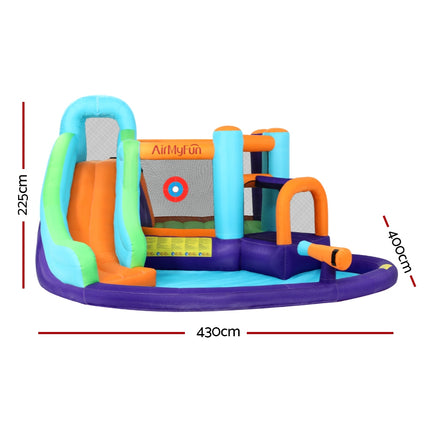 AirMyFun Inflatable Water Slide Kids Jumping Castle Trampoline Outdoor.
