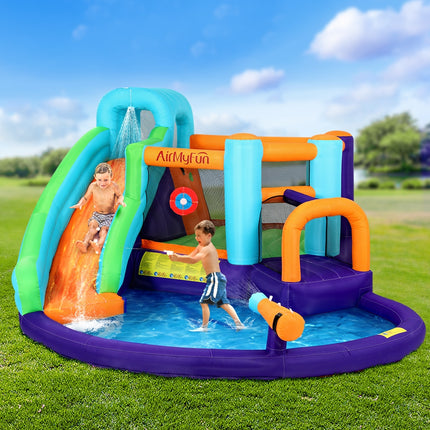 AirMyFun Inflatable Water Slide Kids Jumping Castle Trampoline Outdoor.