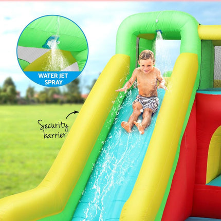 Doctor Dolphin Kids Inflatable Pool Water Slide Park Jumping Castle 575X445CM.