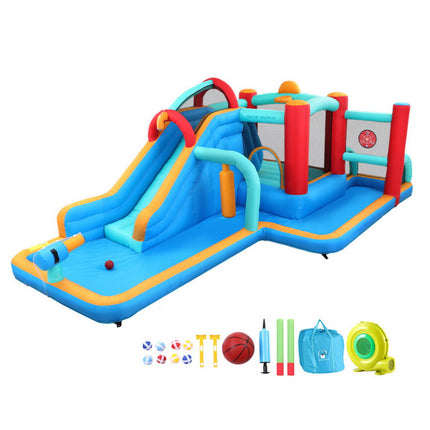 Kids Inflatable Water Slide Splash Pool Park Jumping Castle Bounce 615X322CM.