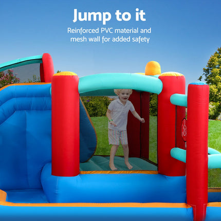 Kids Inflatable Water Slide Splash Pool Park Jumping Castle Bounce 615X322CM.